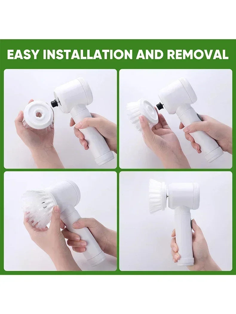 Electric Spin Scrubber - Effortless cleaning in minutes!