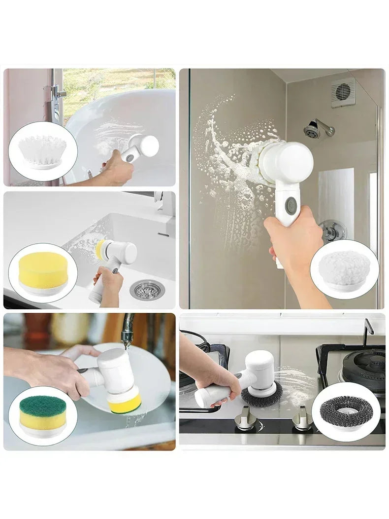 Electric Spin Scrubber - Effortless cleaning in minutes!