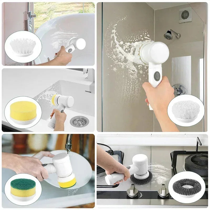 Electric Spin Scrubber - Effortless cleaning in minutes!